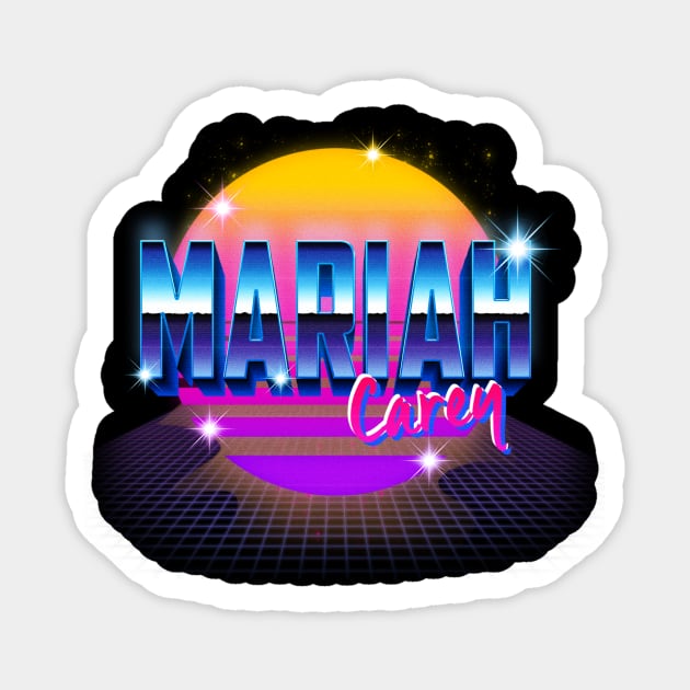 Vintage Proud Mariah Name Personalized Birthday 70s 80s 90s Styles Sticker by Gorilla Animal